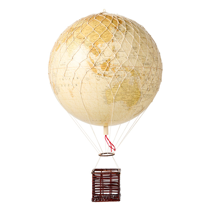 Hot Air Balloon, 30cm, Ivory World - Wicker