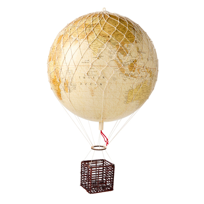 Hot Air Balloon, 30cm, Ivory World - Wicker