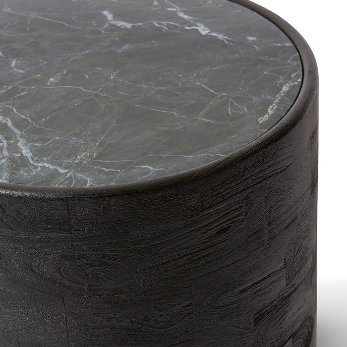 Gazali Side Table - Black/Black, 55cm (H)