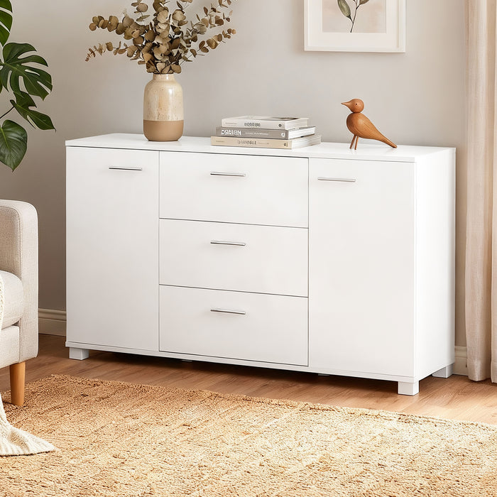 Artiss Buffet Sideboard High Gloss - White