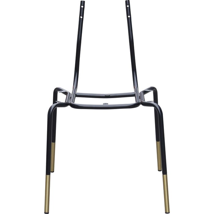 Durafurn Tiramisu Chair Frame - Black/Brass Tip