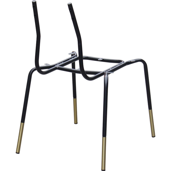 Durafurn Tiramisu Chair Frame - Black/Brass Tip