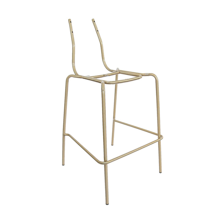 Durafurn Tiramisu Barstool  Frame - Brass
