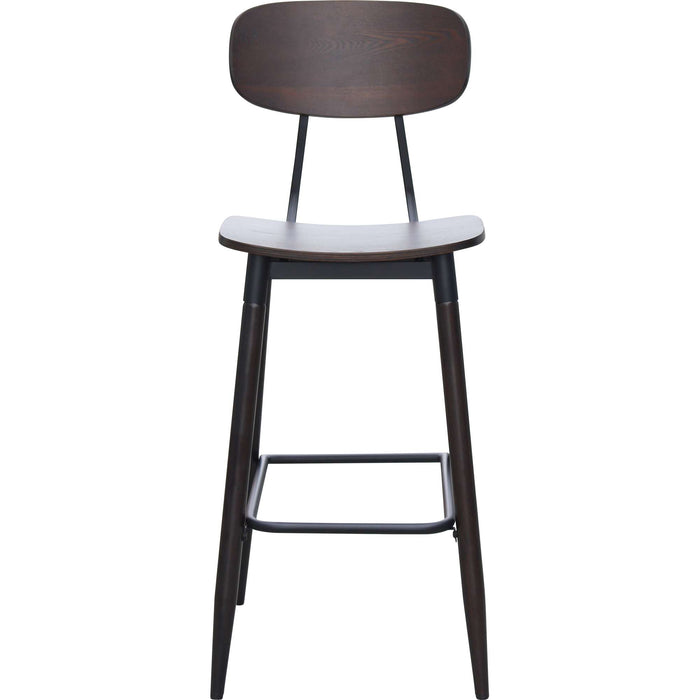Durafurn Austin Barstool- Wenge Ply Seat + Wenge Backrest