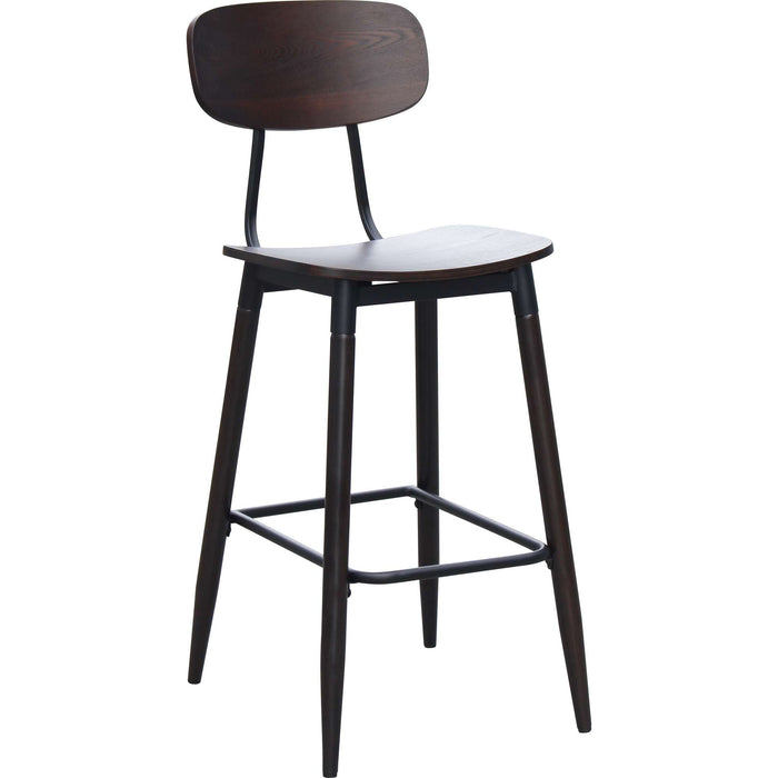 Durafurn Austin Barstool- Wenge Ply Seat + Wenge Backrest