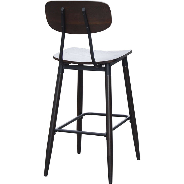 Durafurn Austin Barstool- Wenge Ply Seat + Wenge Backrest