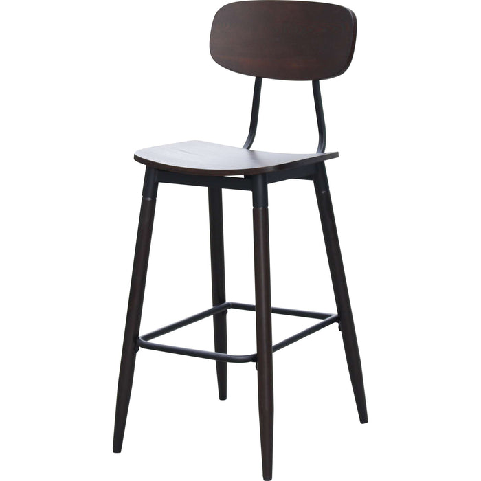 Durafurn Austin Barstool- Wenge Ply Seat + Wenge Backrest