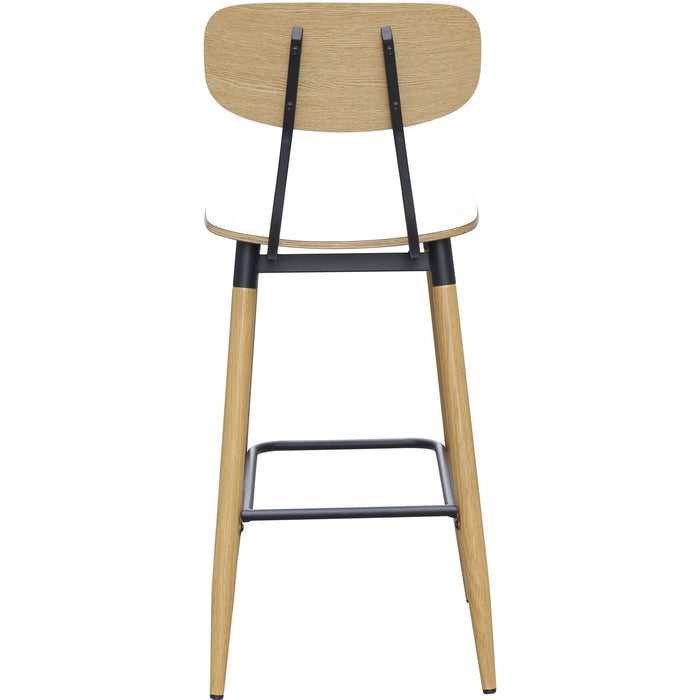 Durafurn Austin Barstool- Natural Ply Seat + Natural Backrest
