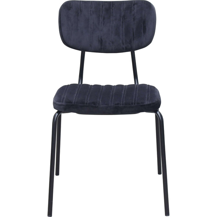 Durafurn Tiramisu Chair - Black Frame / Black Velvet