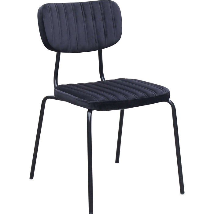 Durafurn Tiramisu Chair - Black Frame / Black Velvet