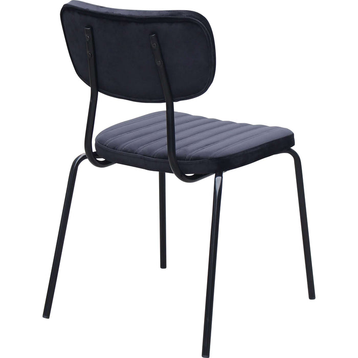 Durafurn Tiramisu Chair - Black Frame / Black Velvet