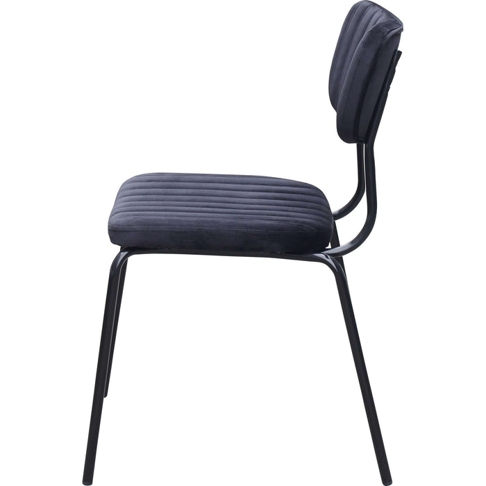 Durafurn Tiramisu Chair - Black Frame / Black Velvet