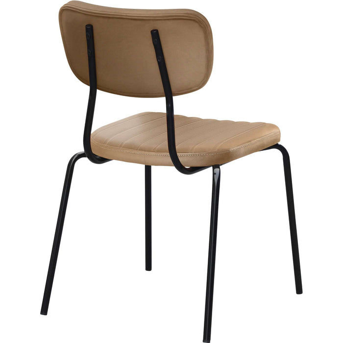Durafurn Tiramisu Chair - Black Frame / Taupe Vinyl