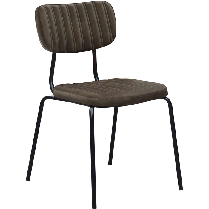 Durafurn Tiramisu Chair - Black Frame /  Charcoal Fabric