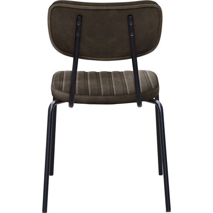 Durafurn Tiramisu Chair - Black Frame /  Charcoal Fabric