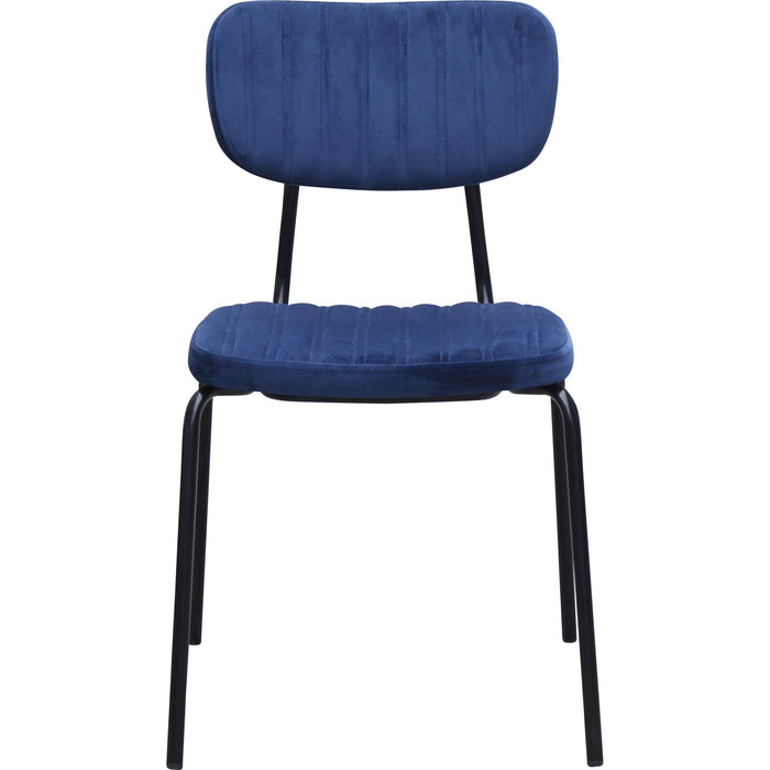 Durafurn Tiramisu Chair - Black Frame /  Denim Velvet