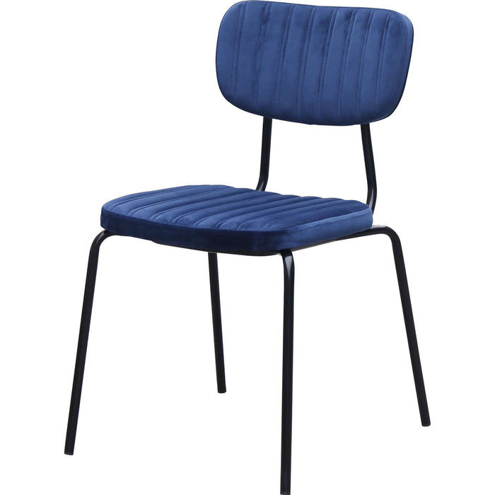Durafurn Tiramisu Chair - Black Frame /  Denim Velvet