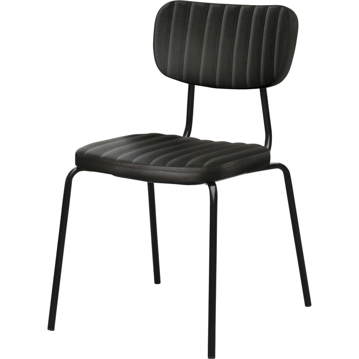 Durafurn Tiramisu Chair - Black Frame / Black Vinyl