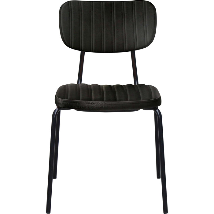 Durafurn Tiramisu Chair - Black Frame / Black Vinyl