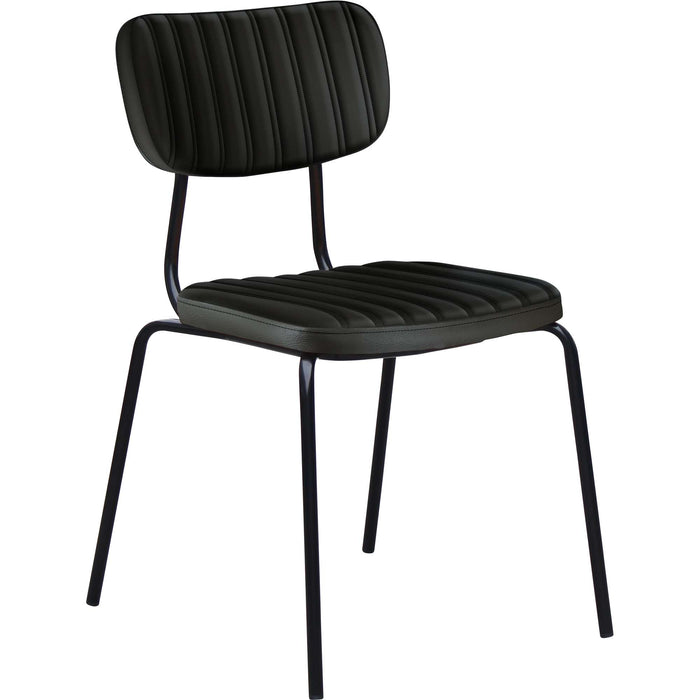 Durafurn Tiramisu Chair - Black Frame / Black Vinyl