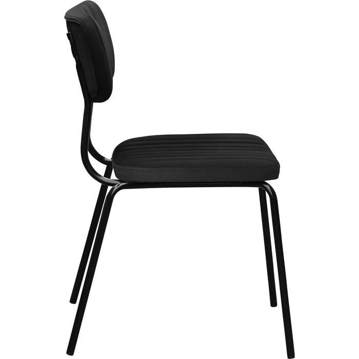 Durafurn Tiramisu Chair - Black Frame / Black Vinyl