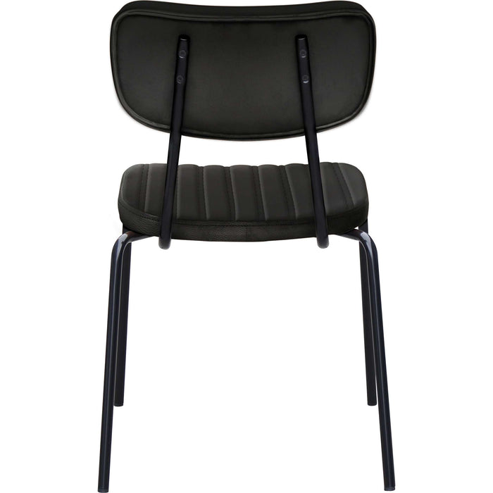 Durafurn Tiramisu Chair - Black Frame / Black Vinyl