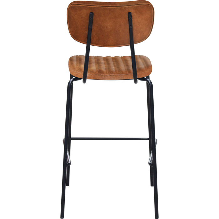 Durafurn Tiramisu Barstool - Black Frame /  Tan Fabric