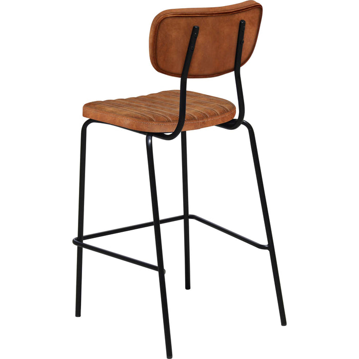 Durafurn Tiramisu Barstool - Black Frame /  Tan Fabric