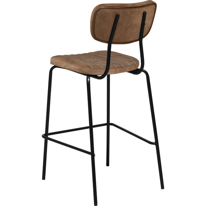 Durafurn Tiramisu Barstool - Black Frame /  Mocha Fabric