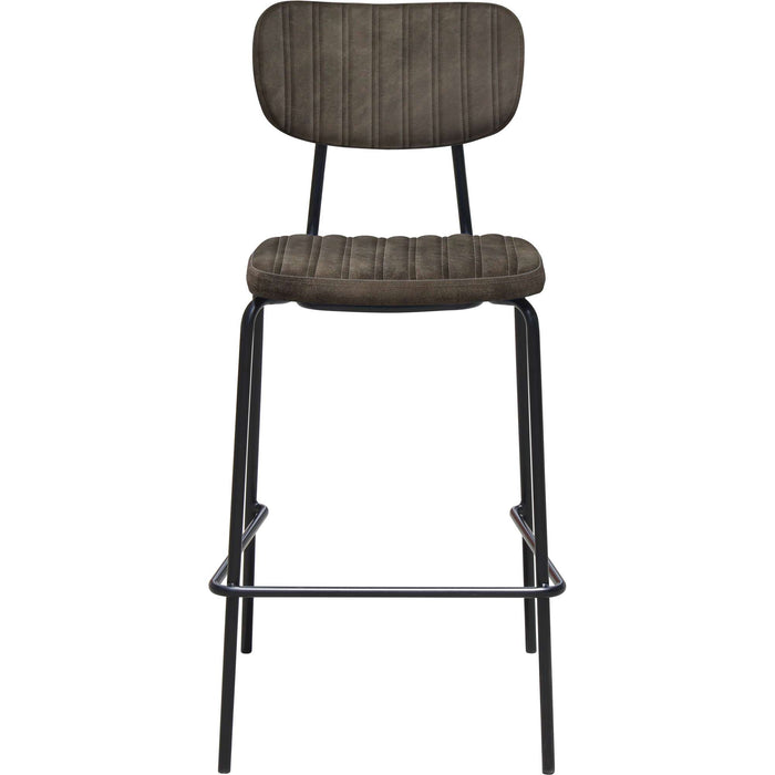 Durafurn Tiramisu Barstool - Black Frame /  Charcoal Fabric