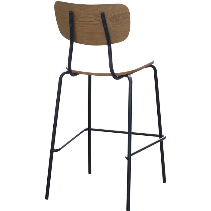 Durafurn Tiramisu Barstool - Black Frame / Oak Ply