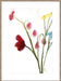 Floral in Crimson Wall Art
