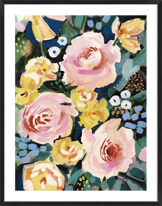 Flower Jumble I Wall Art