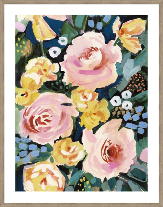 Flower Jumble I Wall Art