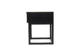 Flynn Bedside Table - Black - Black 50cm