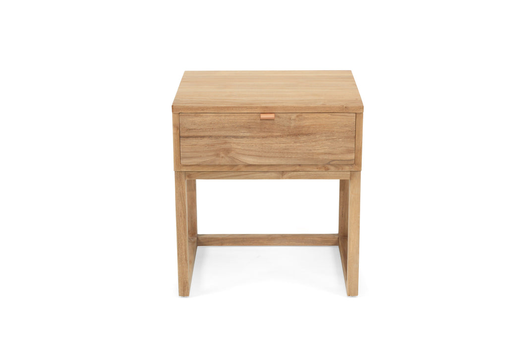 Flynn Bedside Table - Natural - Natural 50cm