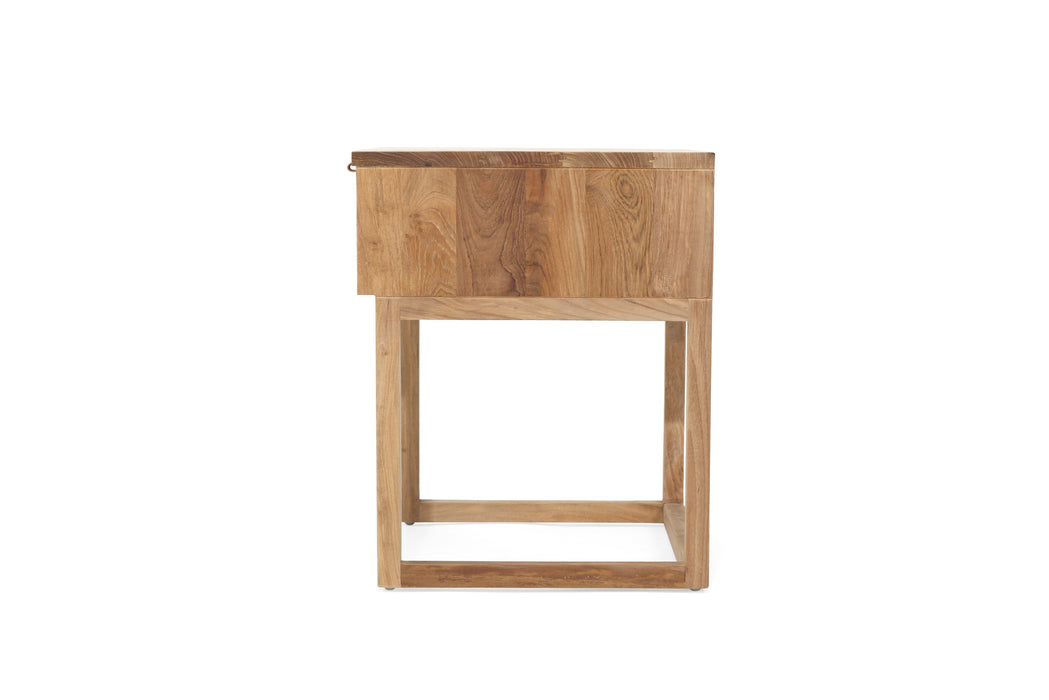 Flynn Bedside Table - Natural - Natural 50cm