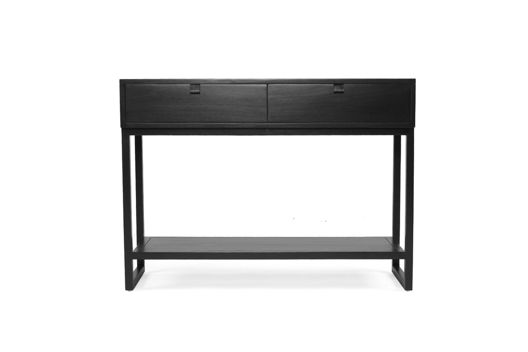 Flynn Console Table - Black - Black 110cm