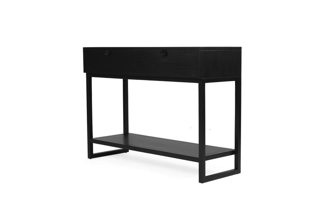 Flynn Console Table - Black - Black 110cm