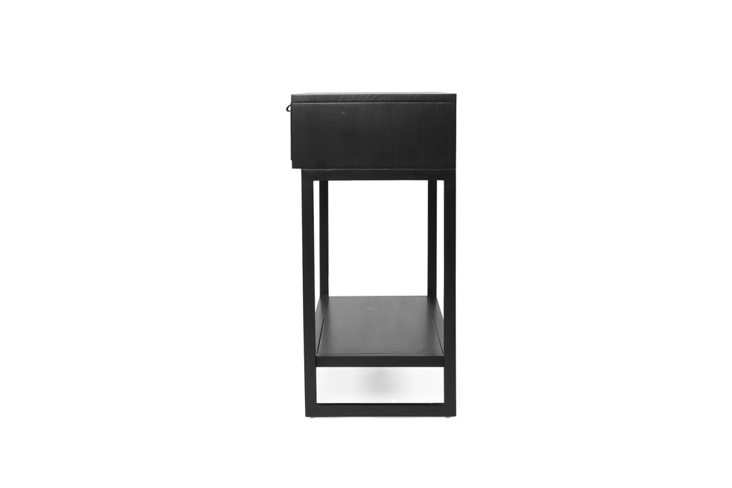 Flynn Console Table - Black - Black 110cm