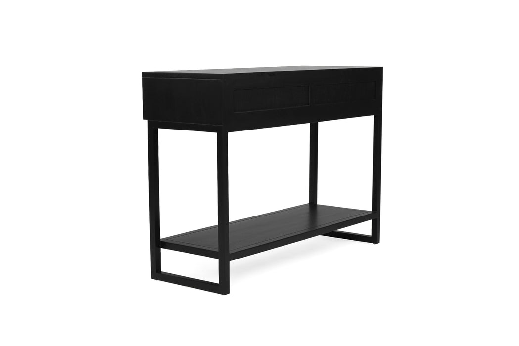 Flynn Console Table - Black - Black 110cm