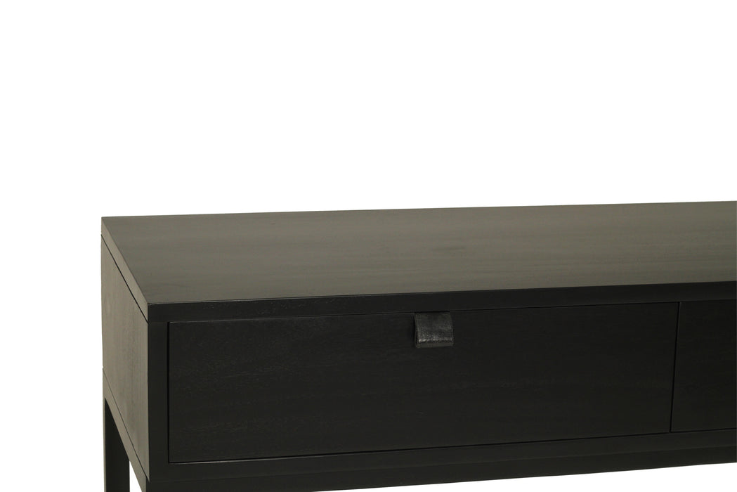 Flynn Console Table - Black - Black 110cm