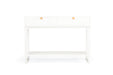 Flynn Console Table - White - White 110cm
