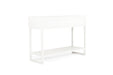 Flynn Console Table - White - White 110cm