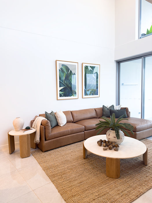Frankie Modular Sofa - Trends Saddle Leather - Armless