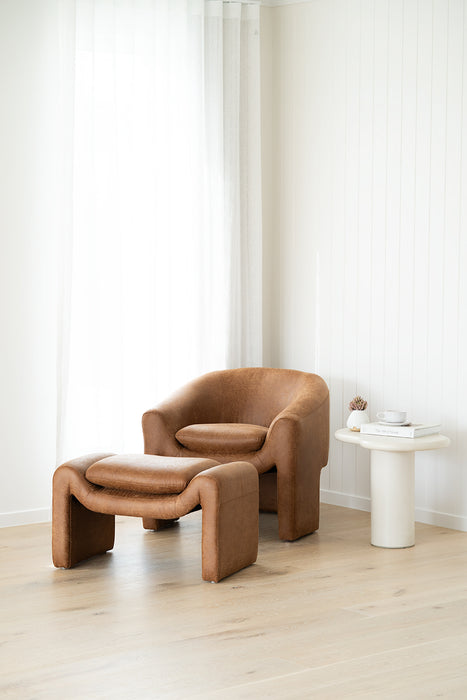 Freja Armchair - Cognac