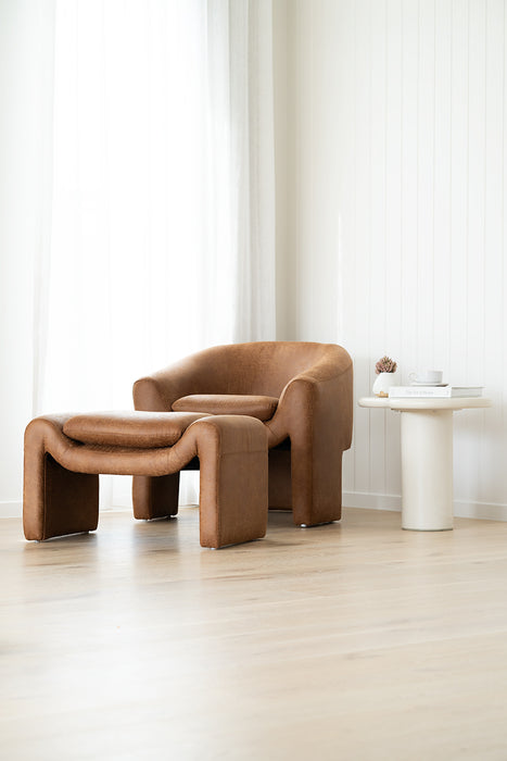 Freja Armchair - Cognac