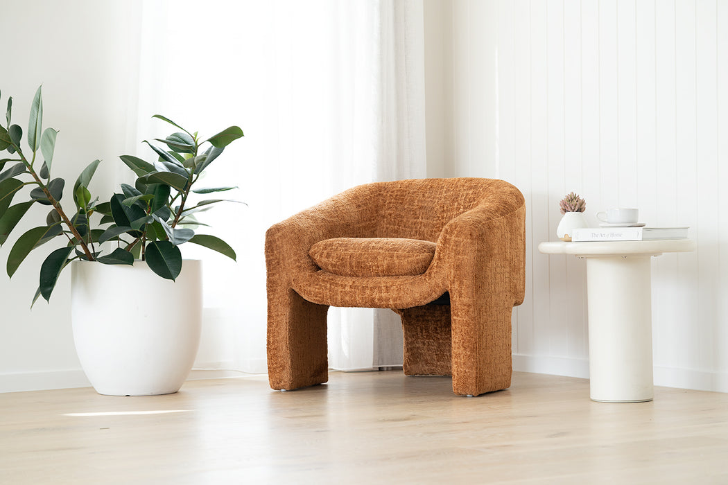 Freja Armchair - Burnt Ochre