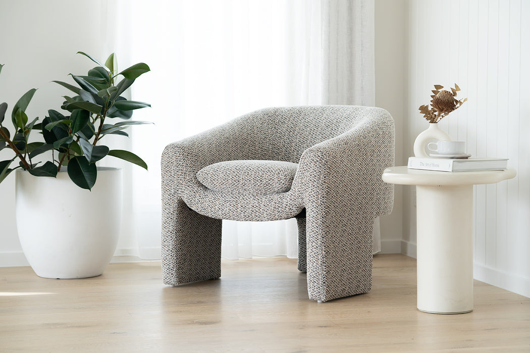 Freja Armchair - Mottled Taupe