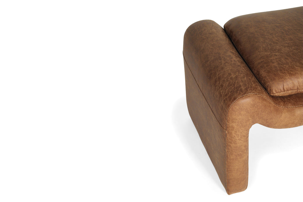 Freja Bench - Cognac